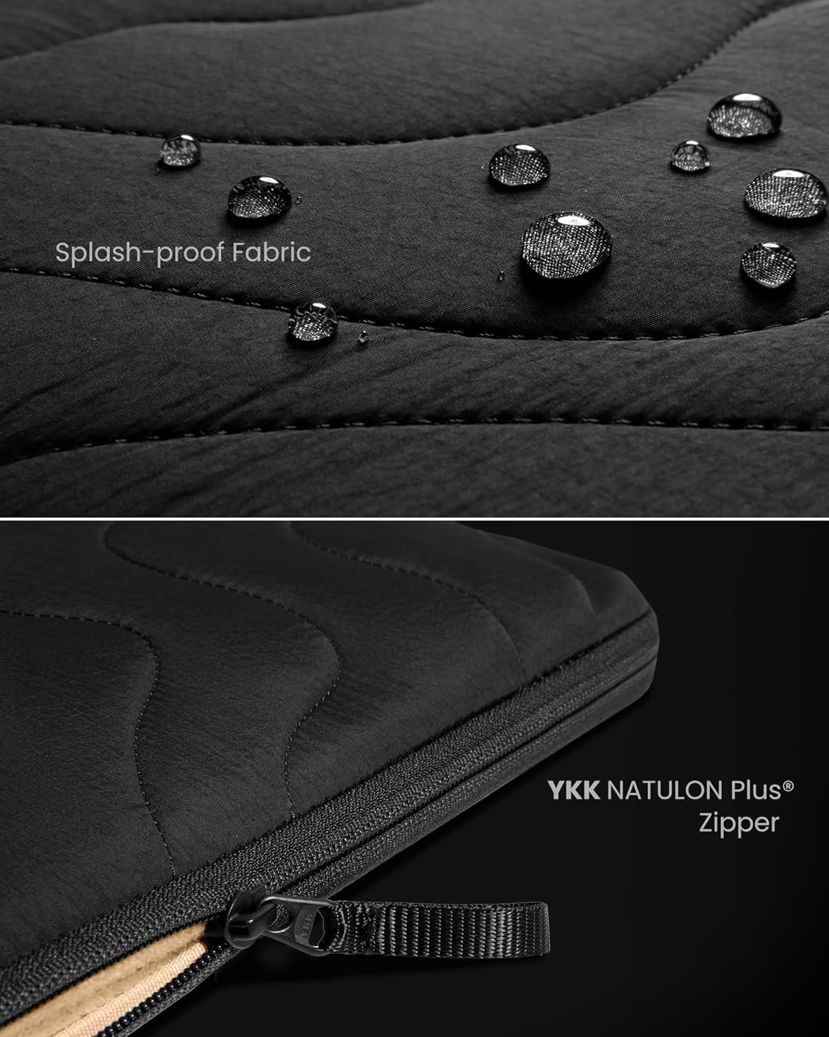 tomtoc 360 Protective Puffy Laptop Sleeve for 16-inch MacBook Pro M4/M3/M2/M1 Pro/Max A3403 A3186 A2991 A2780 A2485 2024-2019, Quilted Design Soft Cute Puffer Bag Case for Dell XPS 16 Laptop