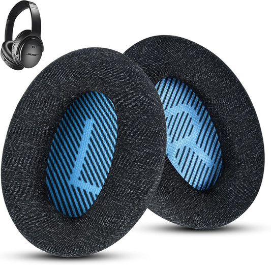 Fabric Comfort - Wzsipod Ear Pads for Bose Quiet Comfort 25/QC25 Headphones, Compatible with QC35 QC35ii QC45 QC15 & More Series, Replacement Exclusive Styles,s2