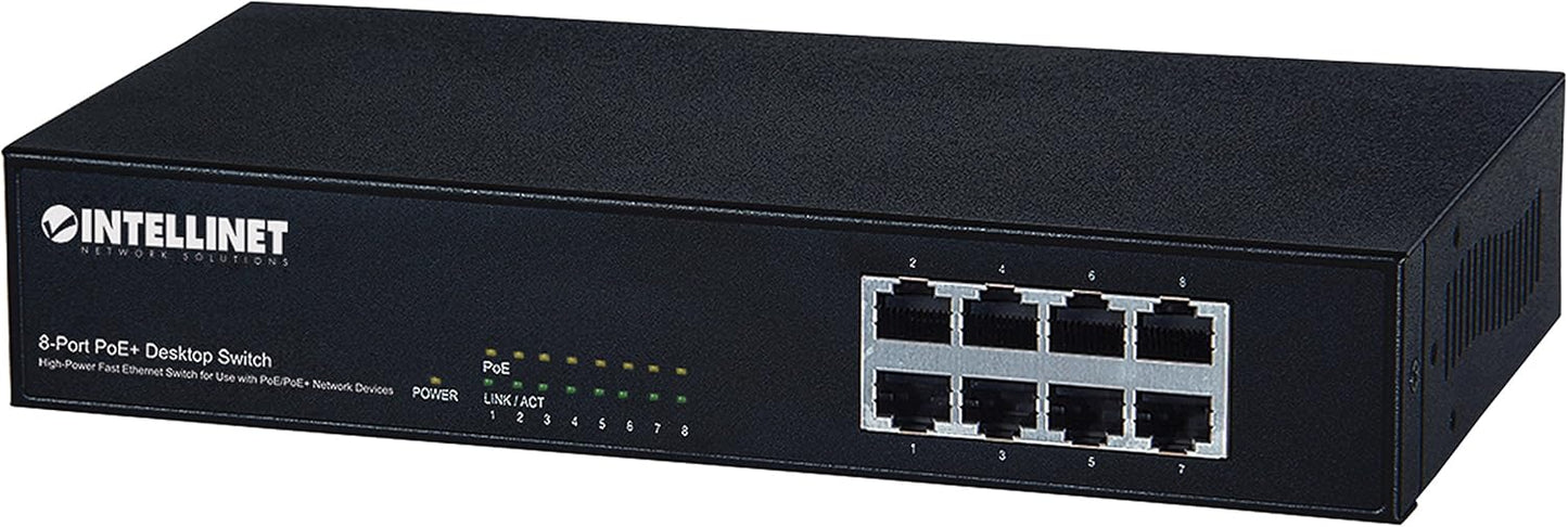 Intellinet 8-Port PoE+ Desktop Switch (560764)