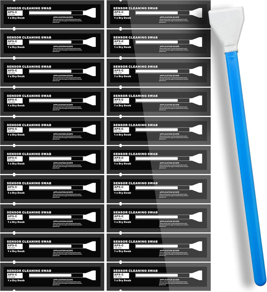 AAWipes Sensor Cleaning Swabs for APS-C Sensors of DDR DSLR or SLR Camera (20 Pack of 16 mm Sensor Cleaning Swabs) (HCS-16)