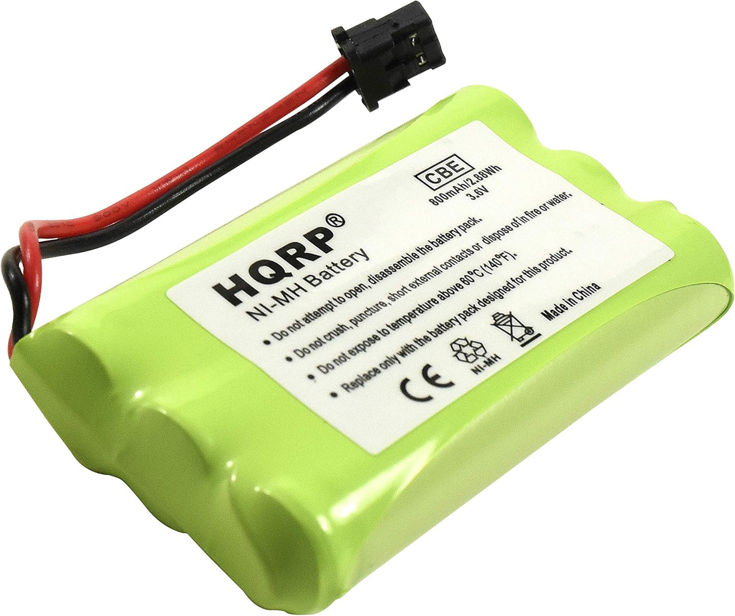 HQRP Cordless Phone Battery Compatible with Uniden PowerMax 5.8GHz 30878864022, Powermax 2.4 GHz, GE TL26402, GP 80AAALH3BMX, 80AAALH3BMZ Replacement