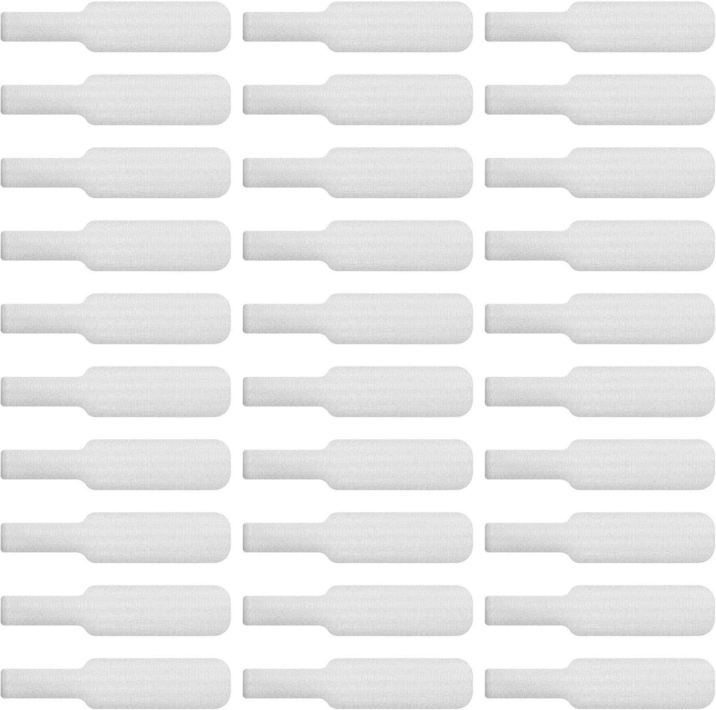 Cable Labels by Wrap-It Storage, Large, White (30-Pack) Write On Cord Labels, Wire Labels, Cable Tags and Wire Tags for Cable Management and Organizer for Electronics, Computers and More