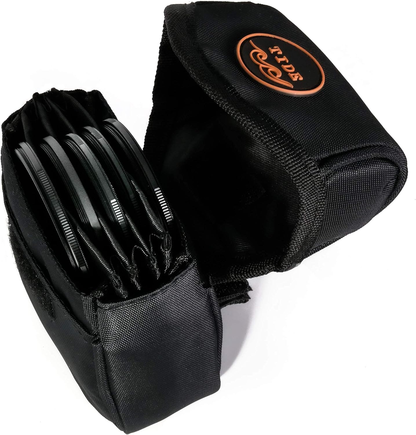 Tide Optics Filter Pouch | Holds 5 Filters Up to 86mm | Durable Protective Case Bag for Photography Camera Filters | Water & Dust Resistant…