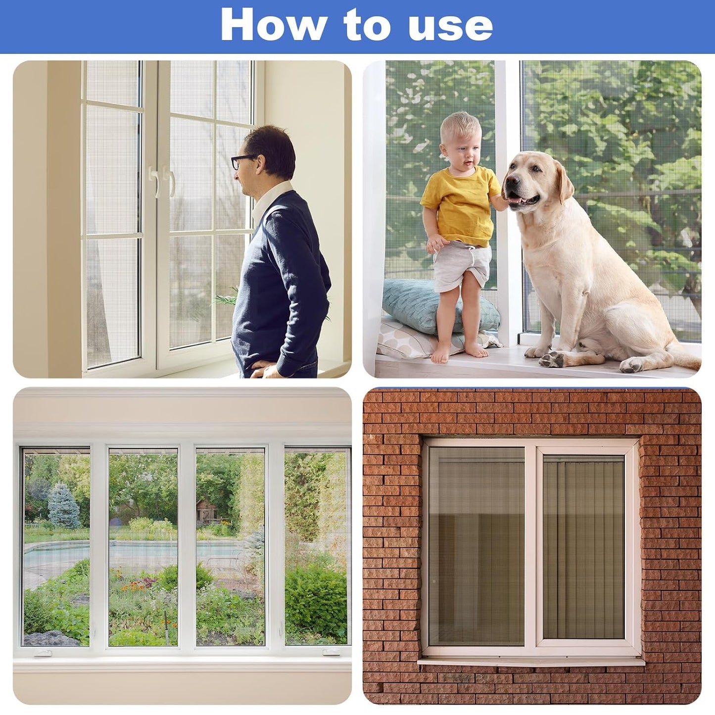 Extra Wide 12 inch x 20 ft Window Screen Tape Mesh Repair Strong Adhesive Waterproof Fiberglass Screen Repair Kit Patch for Window Door Tears Holes(Black)