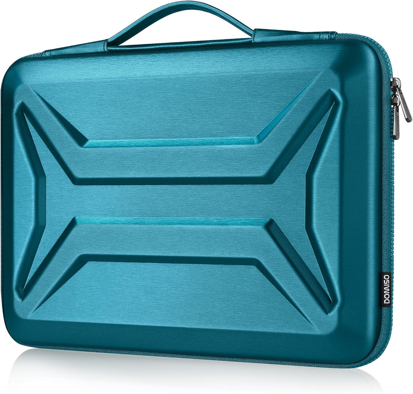 DOMISO 15.6 Inch Laptop Case Rugged Sleeve Waterproof Hard Shell Protective Cover Fits Most 15.6" Laptops/Macbook Pro/Lenovo IdeaPad/HP ENVY/Dell XPS (Teal)
