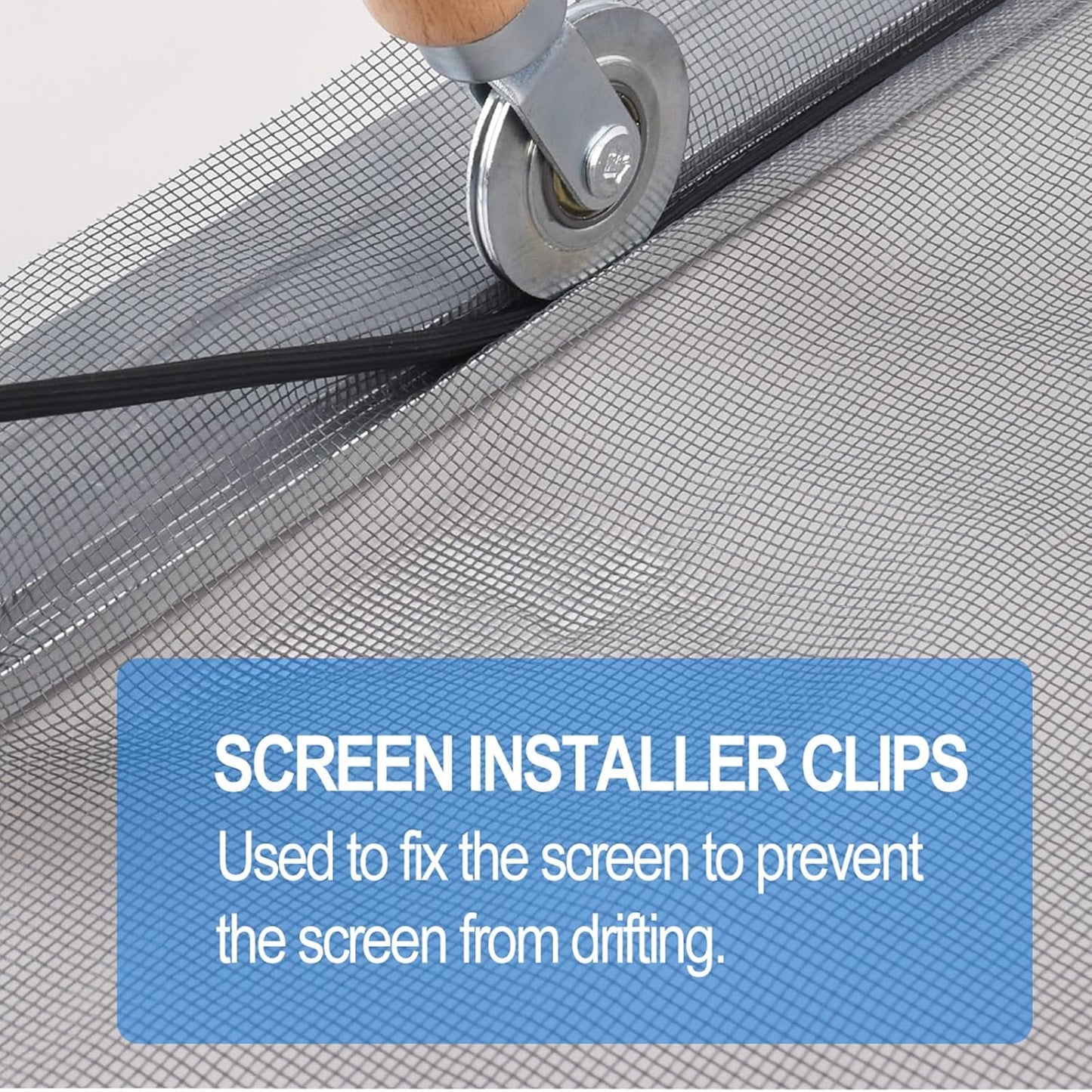 BAYTORY Window Screen Repair Kit, Steel Roller Tool with Bearing, Spline Removal Hook and 32ft Retainer Spline Replacement for Installing Door Mesh Screens