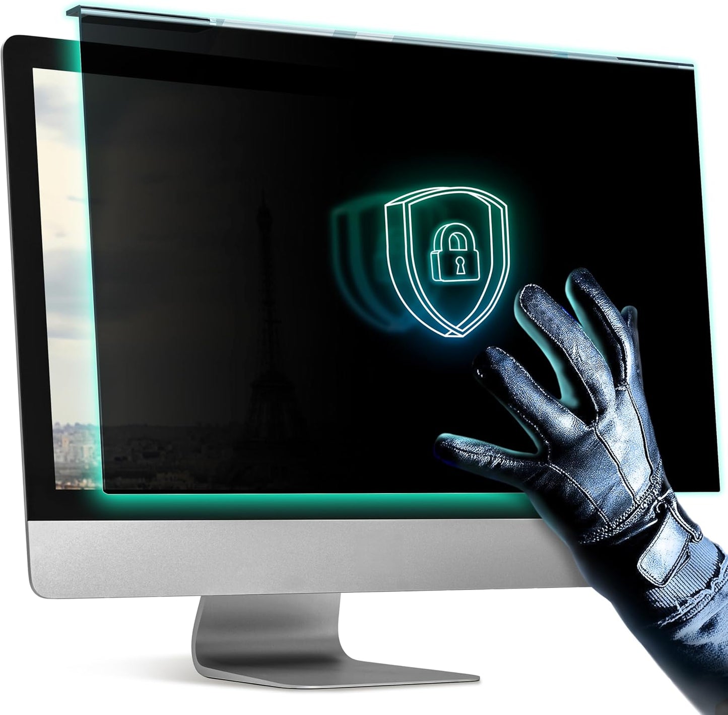 Acrylic 27 Inch Computer Privacy Screen Filter Compatible with 27 inch iMac (2012-2020) - 24.1" x 15.1" (612 x 384mm) - Monitor Frame Hanging Type