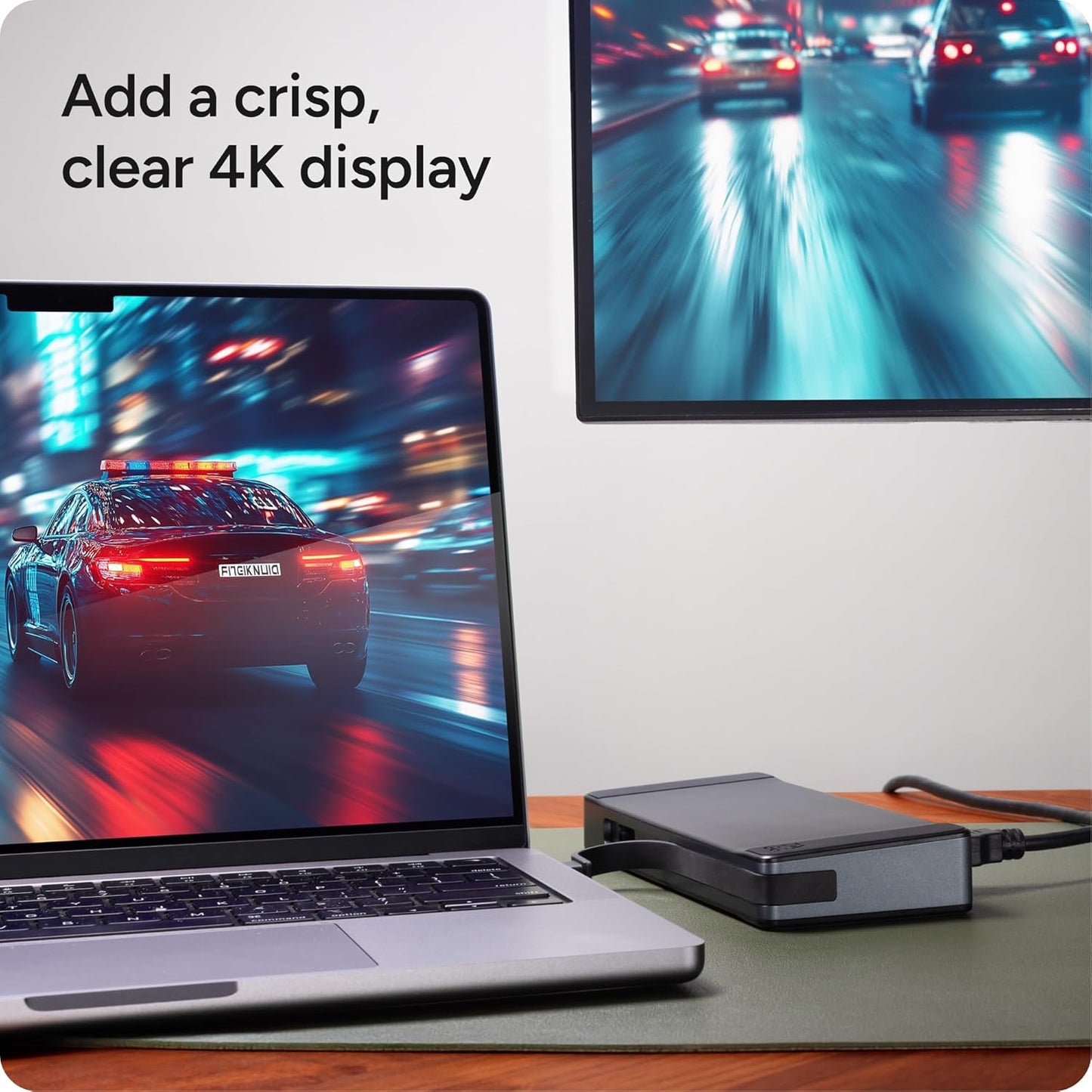 ZAGG 9-Port Hub – 2 USB-C, 2 HDMI (4K 60Hz), 1 USB-A (10Gbps), Ethernet, Audio Jack, SD & MicroSD Card Readers - Multi-Device Connectivity for iPadOS, ChromeOS, Android, Windows