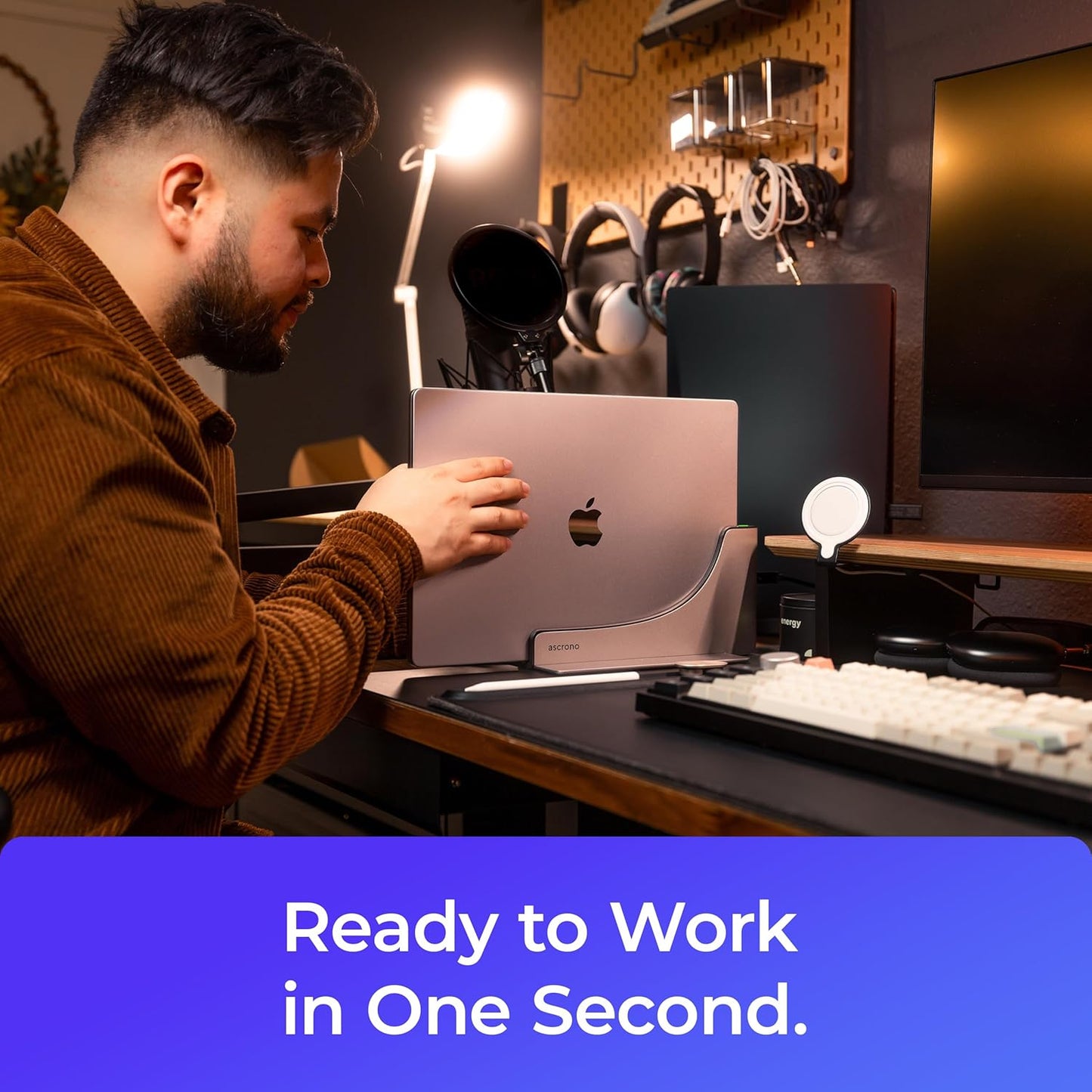 Dock for 14" Apple MacBook Pro - Docking Station - Connect Dual Displays w/Two Thunderbolt 4 USB-C Ports - Mac Docking Station Hub for MacBook Pro 14" (M1,M2,M3,M4 Base/Pro/Max, 2021-2024)