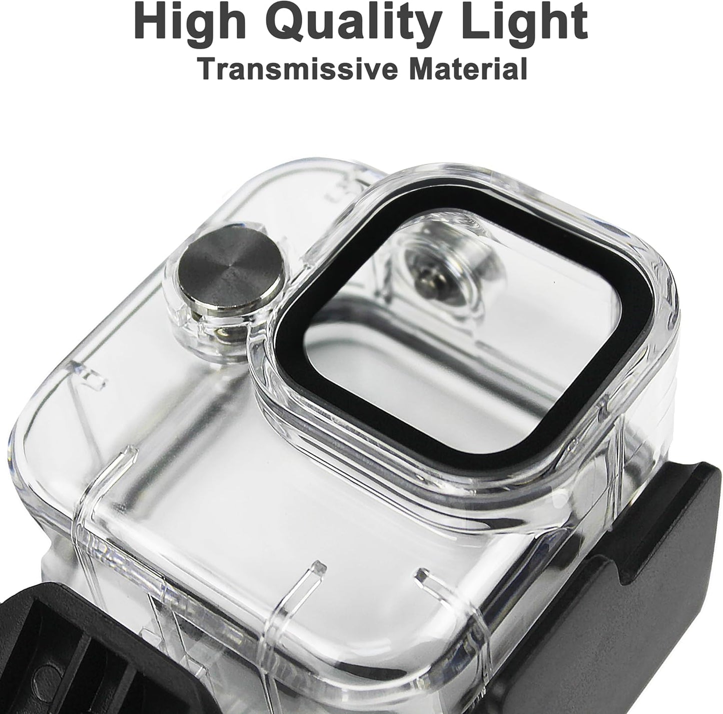 FitStill 60M/196FT Underwater Waterproof Protective Case Compatible for Go Pro HERO11 Black Mini,Monopod Floating Hand Grip Dive for Hero 11 MINI Action Camera Accessory Kit