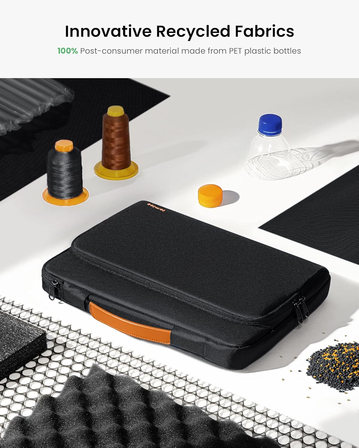 tomtoc 360 Protective Laptop Carrying Case for 2025 13-inch MacBook Air M4/A3240 M3/A3113 M2/A2681 M1/A2337, MacBook Pro M2/A2686 M1/A2337, iPad Pro M4 & iPad Air M3, Water-Resistant Laptop Bag