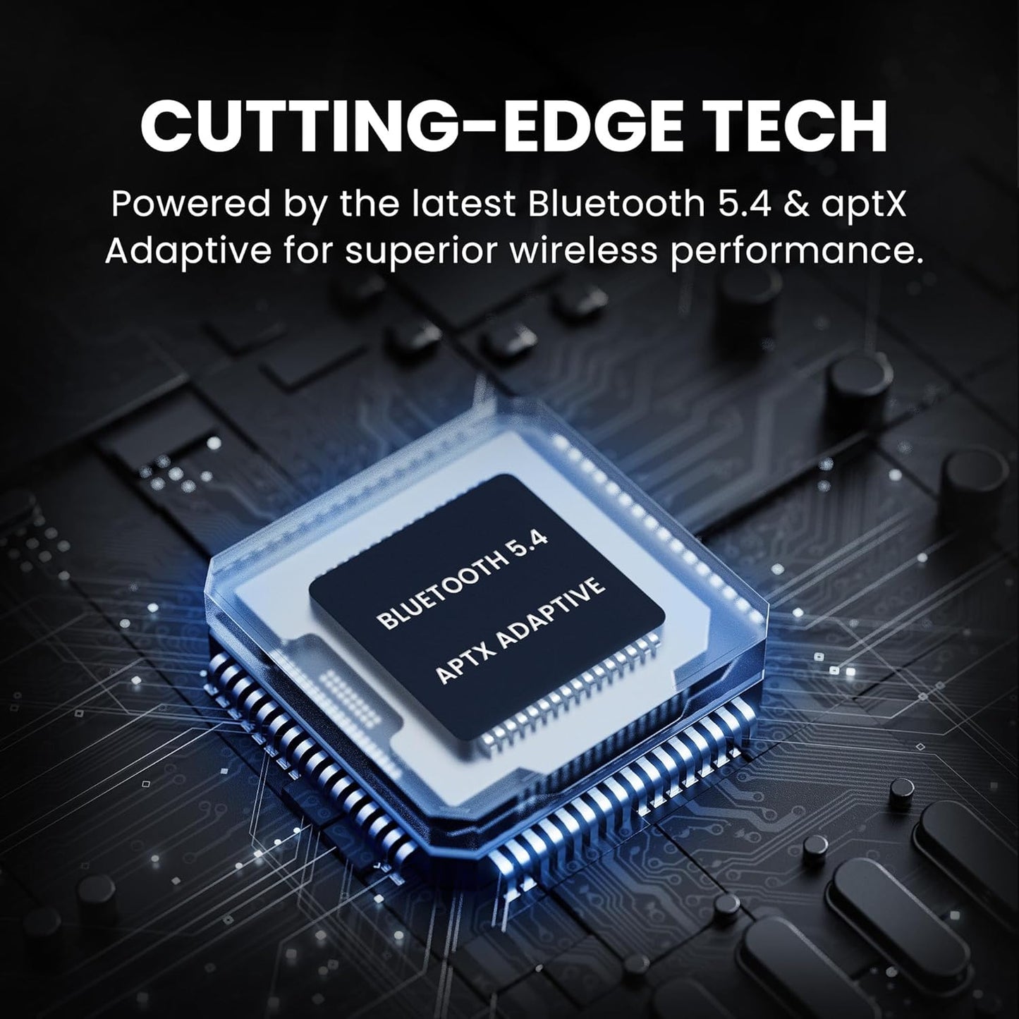 Avantree Voyager - Airplane Bluetooth Adapter for Headphones & AirPods, Bluetooth 5.4 with Latest Auracast & OLED Display, Qualcomm Chip, aptX Adaptive, Wireless Audio Transmitter for Travel & Flight