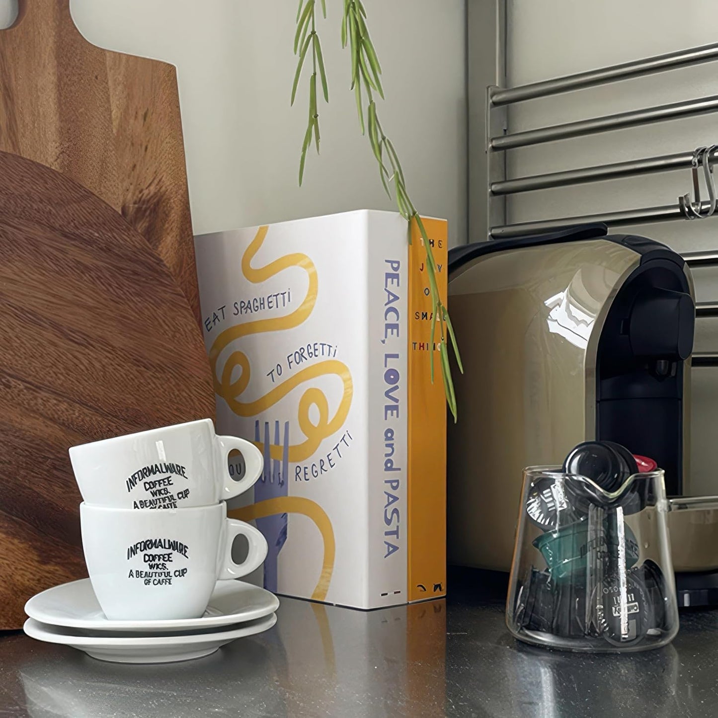 Book Shape Decorative Cable Management Box - Expandable Cable Organizer Box with Magnetic Closure for Home & Office (Small Yellow, Standard)