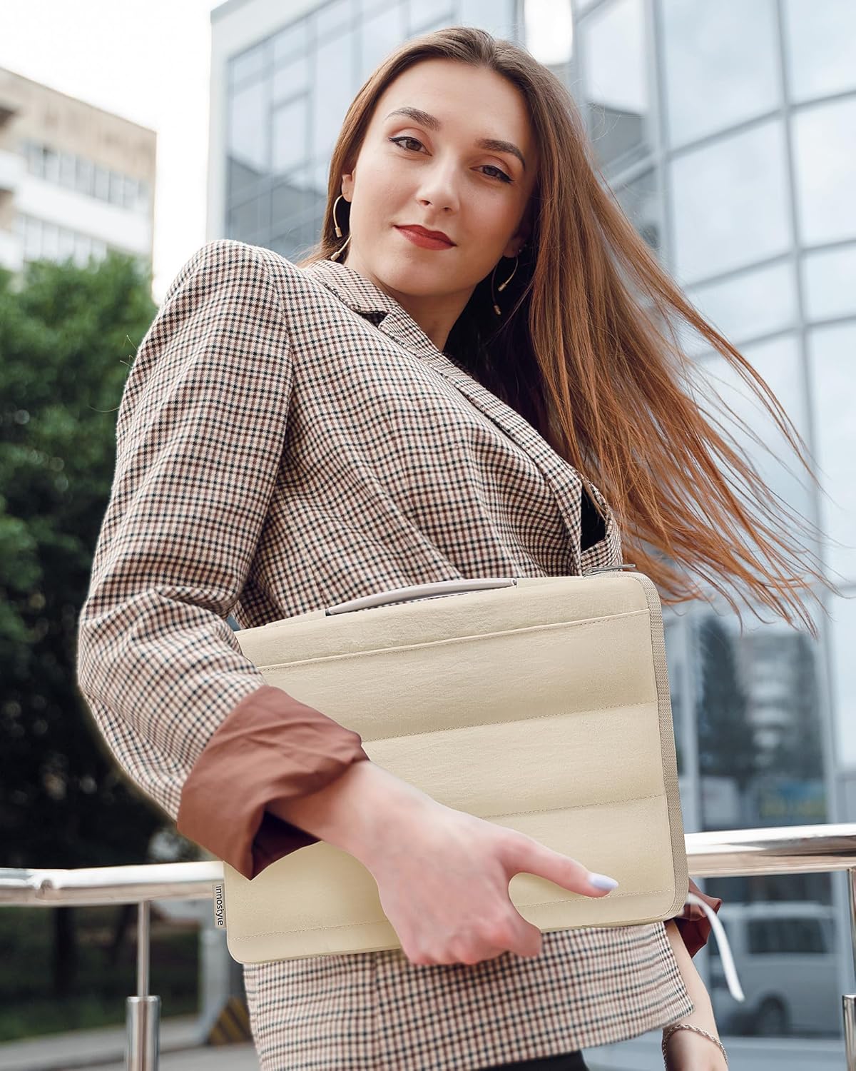 Laptop Case, Sleeve with Handle 360° Protectivie Puffy Laptop Sleeve Compatible with MacBook, Dell, HP