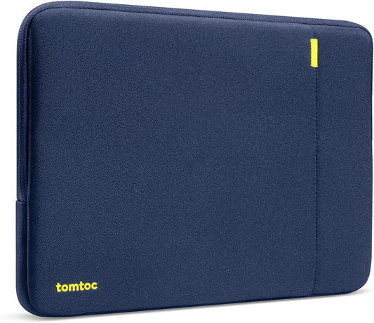 tomtoc 360 Protective Laptop Sleeve for 14-inch MacBook Pro M4/M3/M2/M1 Pro/Max A3112 A3401 A3185 A2992 A2918 A2779 2024-2021, Water-Resistant Case Bag with Accessory Pocket for 13.8 Surface Laptop 7