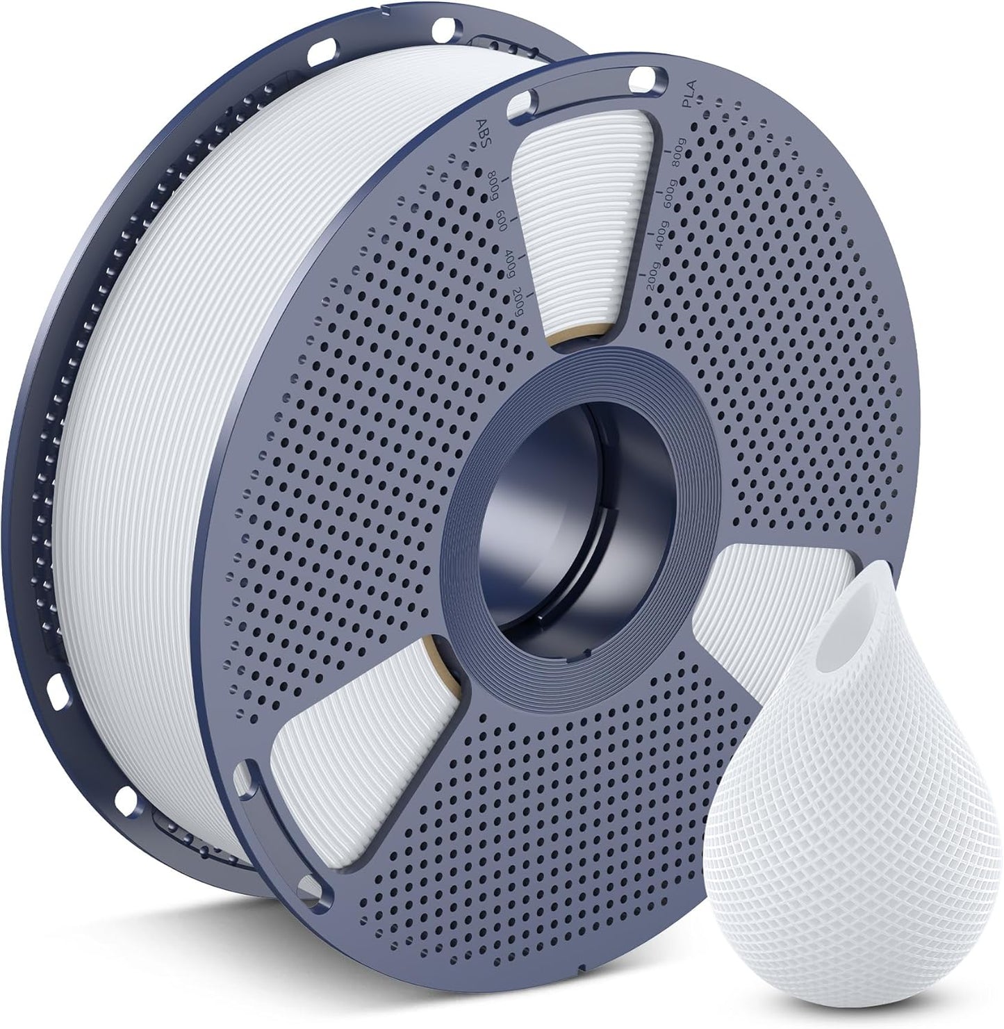 SUNLU 3D Printer Filament PETG Filament 1.75mm, Less Stringing Good Layer Adhesion High Toughness, PETG Filament 1.75 ±0.02mm, 1kg Spool(2.2lbs), Ceramic