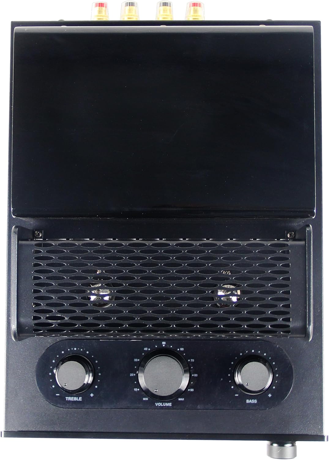 INFI Audio Hybrid Class AB Tube Amplifier 6N3 Power Amp with Bluetooth Home Audio HiFi Stereo Receiver Integrated Amp AUX Bluetooth USB Charger Optical Coaxial Sub-Out