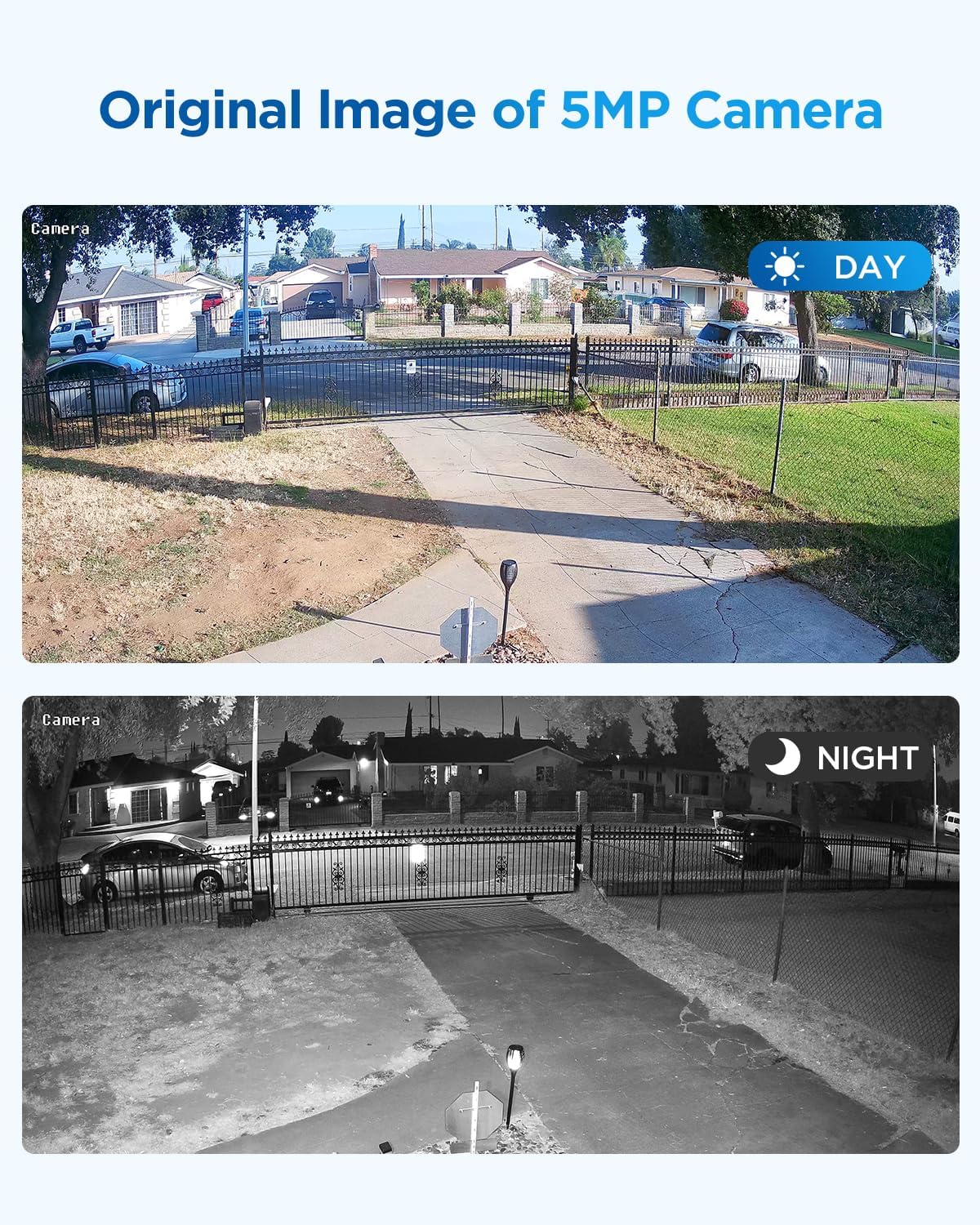 4COVR Security Camera System with Audio, 8CH 8MP H.265 UHD NVR with 2TB HDD, 4Pcs 5MP Wired Bullet PoE IP Camera IP67 Home Weatherproof, Person Vehicle Detection & Night Vision, LY37EB5M0804