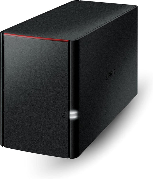 BUFFALO LinkStation SoHo 220 2-Bay Personal Cloud Office NAS 8TB (2x4TB) with Hard Drives Included