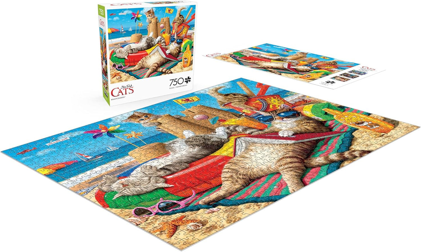 Buffalo Games - Steve Read - Beachcombers - 750 Piece Jigsaw Puzzle For Adults -Challenging Puzzle Perfect for Game Nights - Finished Size is 24.00 x 18.00