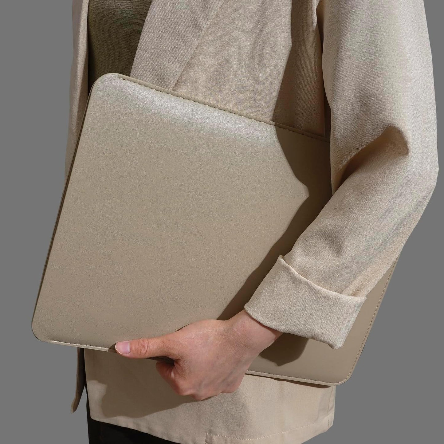 Laptop Sleeve 15.3 Inch Compatible with 2024 New 15 MacBook Air A3114 A2941 Color Khaki
