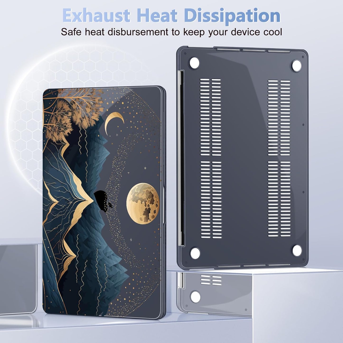 May Chen Compatible with MacBook Pro 13 inch Case with Touch Bar 2022 2021 2020 Release A2338 M1/M2 A2251 A2289, Plastic Hard Shell Case with Keyboard Cover, Traditional