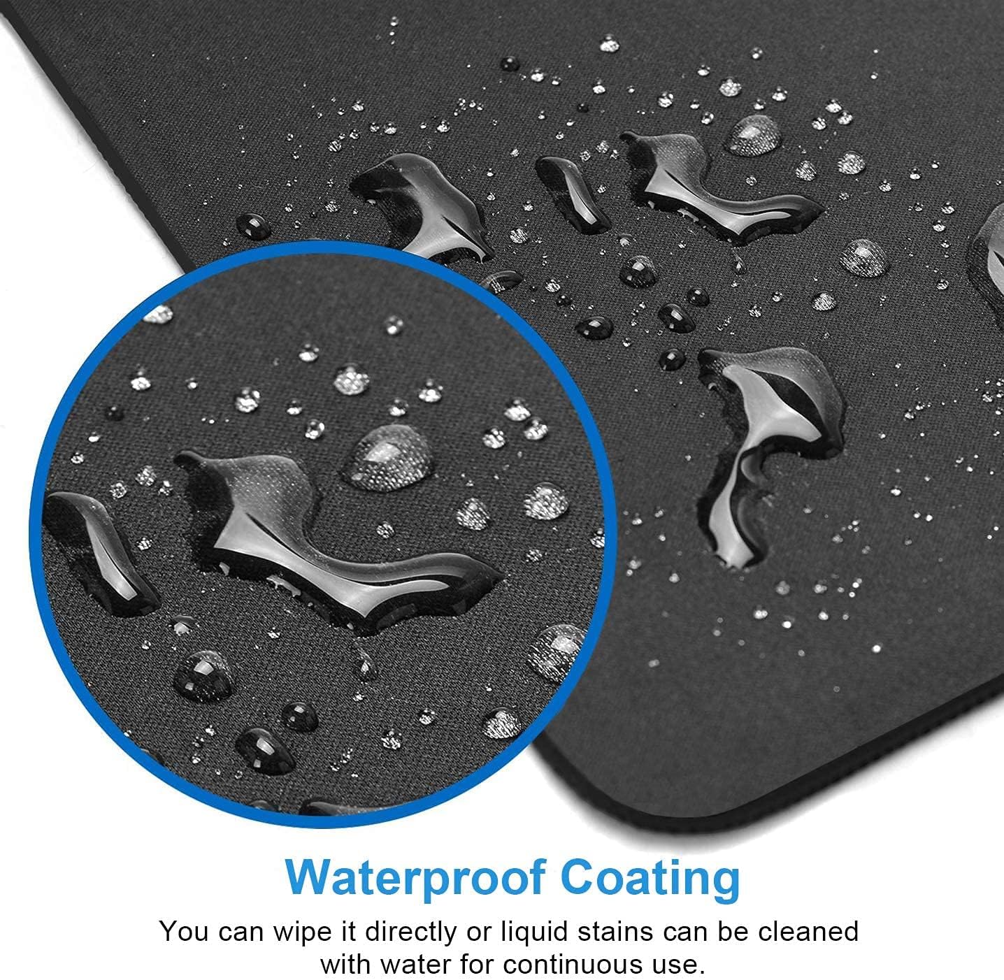 Deep Forest Waterfall Mouse Pad,Non-Slip Rubber Base Wireless Gaming MousePads for Computers Laptop Office,Cute Mouse Pads with Designs for Women