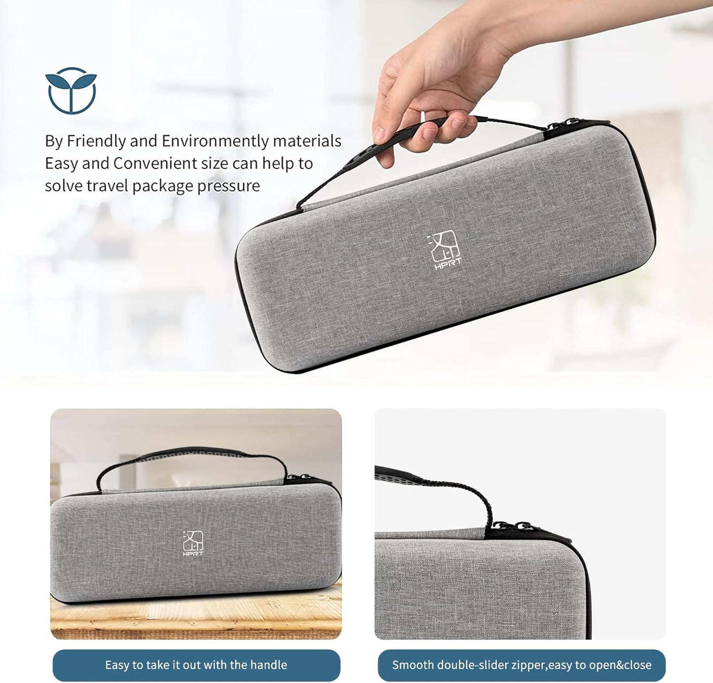 HPRT Portable Carry Case Compatible Pooolitech MT810 Portable Printers Waterproof Shockproof Scratch Resistant Compact Lightweight