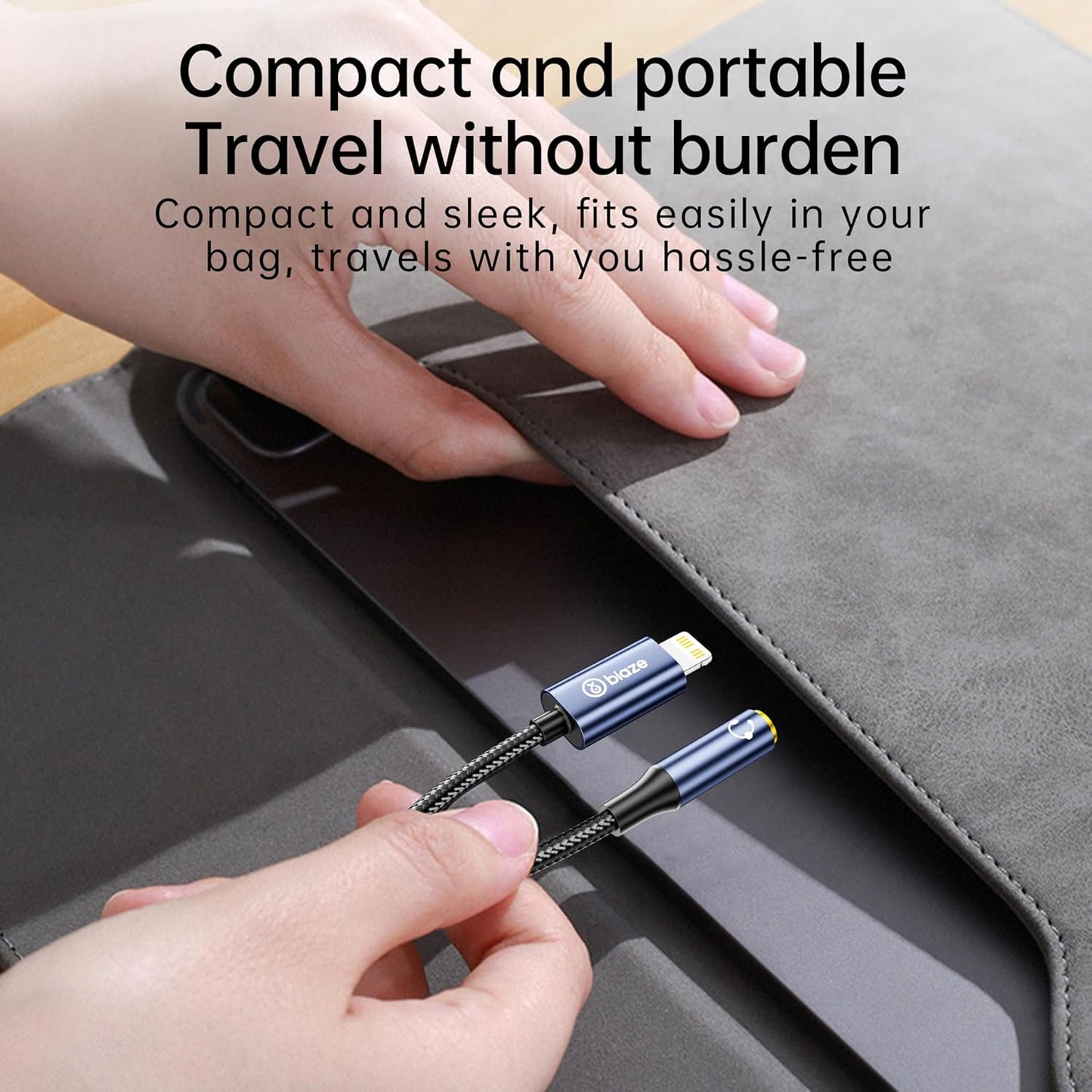 iPhone Headphone Adapter, Lightning to 3.5mm Adapter Auxiliary Adapter, Compatible with iPhone 14/13 /12/11 Full Series/SE/X/XR/XS/8 (Lightning to 3.5mm)