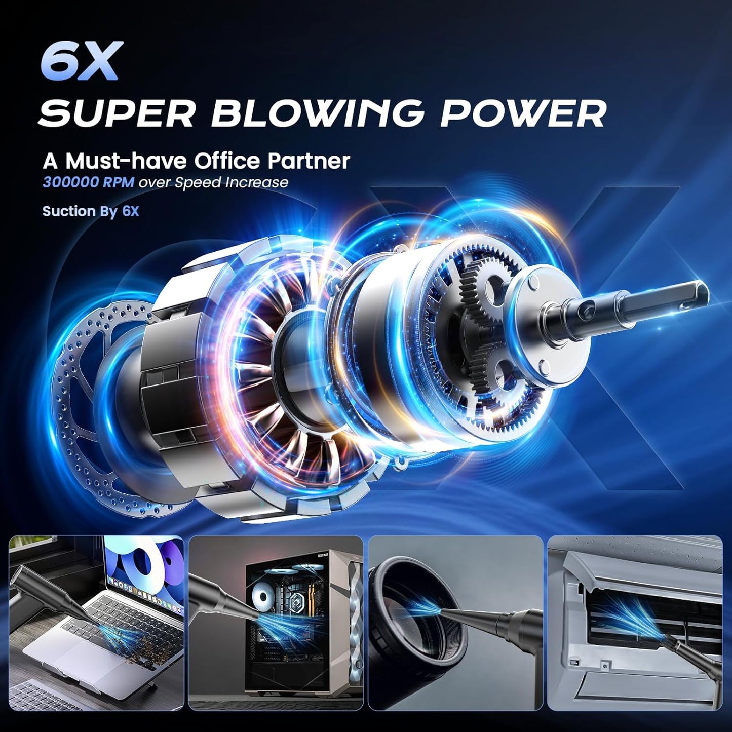 Compressed Air Dust Collector J02 Vacuum Cleaner