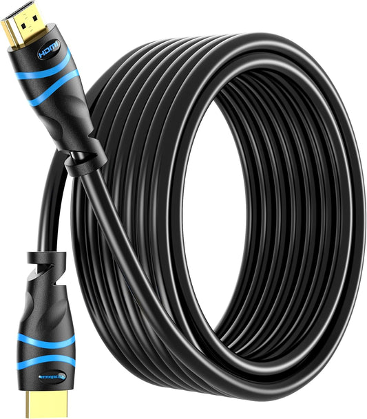 BlueRigger 4K HDMI Cable 40FT (4K 30Hz, HDR10, in-Wall CL3 Rated, High Speed, HDCP2.2, eARC) - Long HDMI Cable Compatible with Home Theatre, HDTV, Gaming Consoles, Streaming Devices