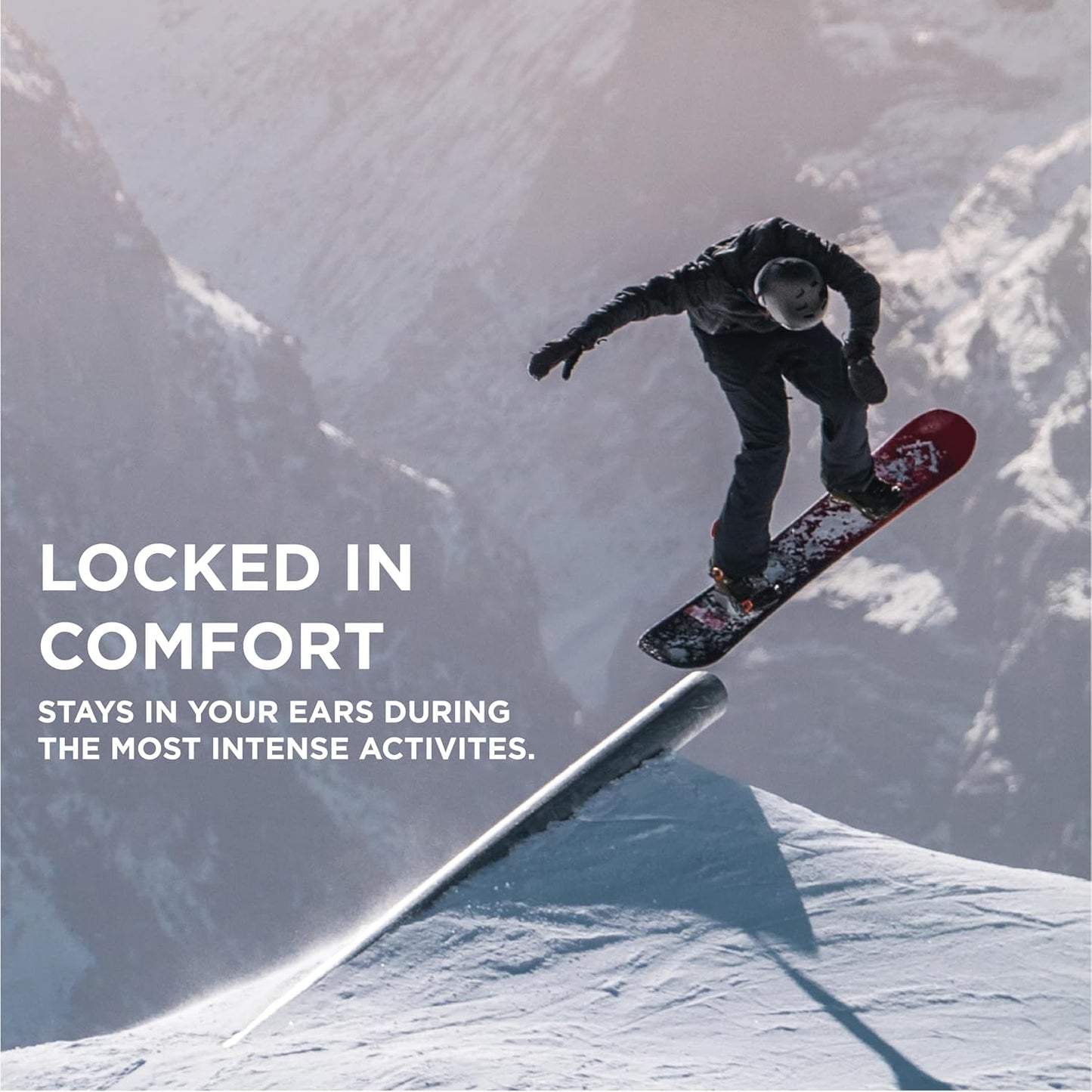 Foam Masters Memory Foam Ear Tips for AirPods Pro 1st & 2nd Gen | Comfortable | Secure | Better Noise Cancellation | Version 3.0 Replacement Buds (Small, Med, Large - 3 Pairs, Gray)