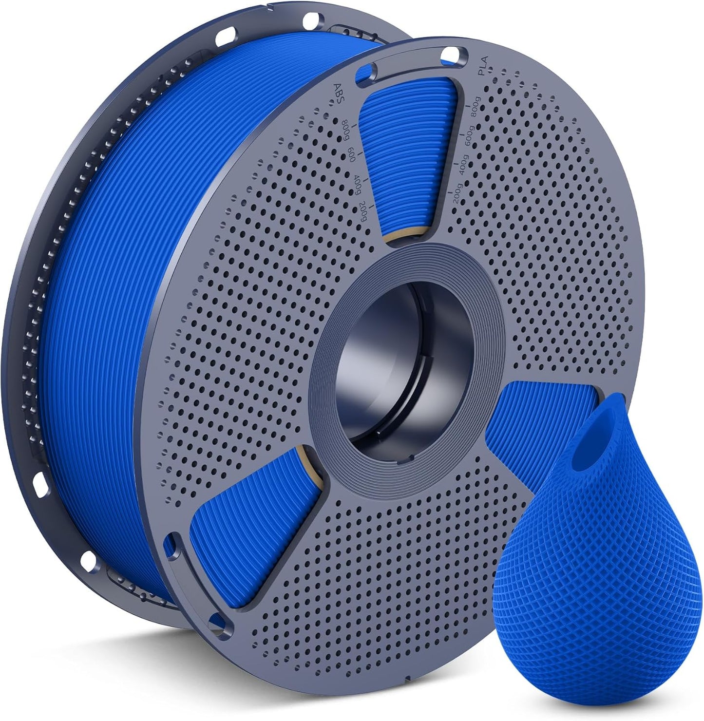 SUNLU 3D Printer Filament PETG Filament 1.75mm, Less Stringing Good Layer Adhesion High Toughness, PETG Filament 1.75 ±0.02mm, 1kg Spool(2.2lbs), Klein Blue