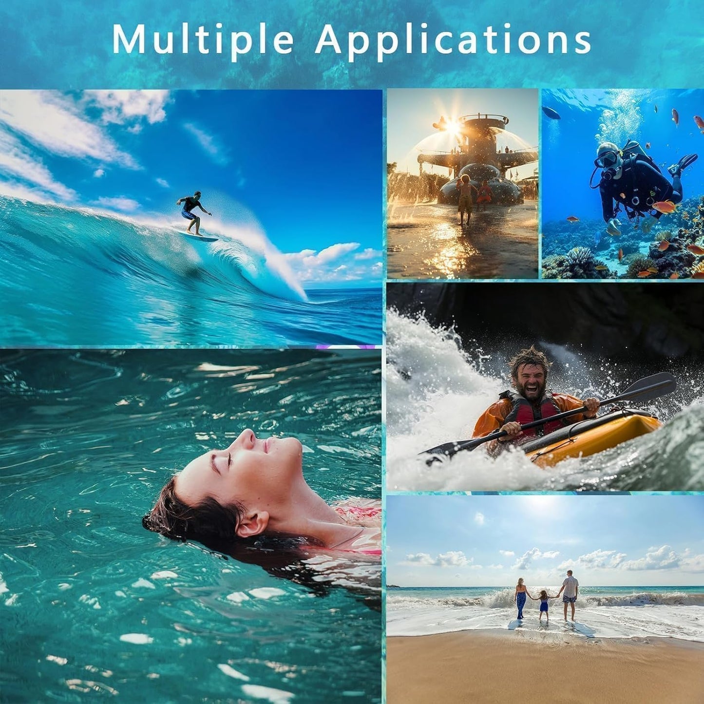 Floatable Soap Bubble Waterproof Phone Pouch/Case with Crossbody Lanyard for iPhone 16 Pro Max/15 Pro/14/13/12, IP68 Cellphone Dry Bag Beach Cruise Ship Essentials, 1 Pack-Yellow-7″