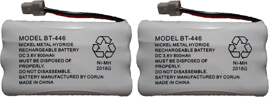 BT446 BT-446 BBTY0503001 BT-1004 BT-1005 GE-TL26402 BT-504 CPH-488B Rechargeable Cordless Telephone Battery DC 3.6V 800mAh Manufactured by Corun for Uniden