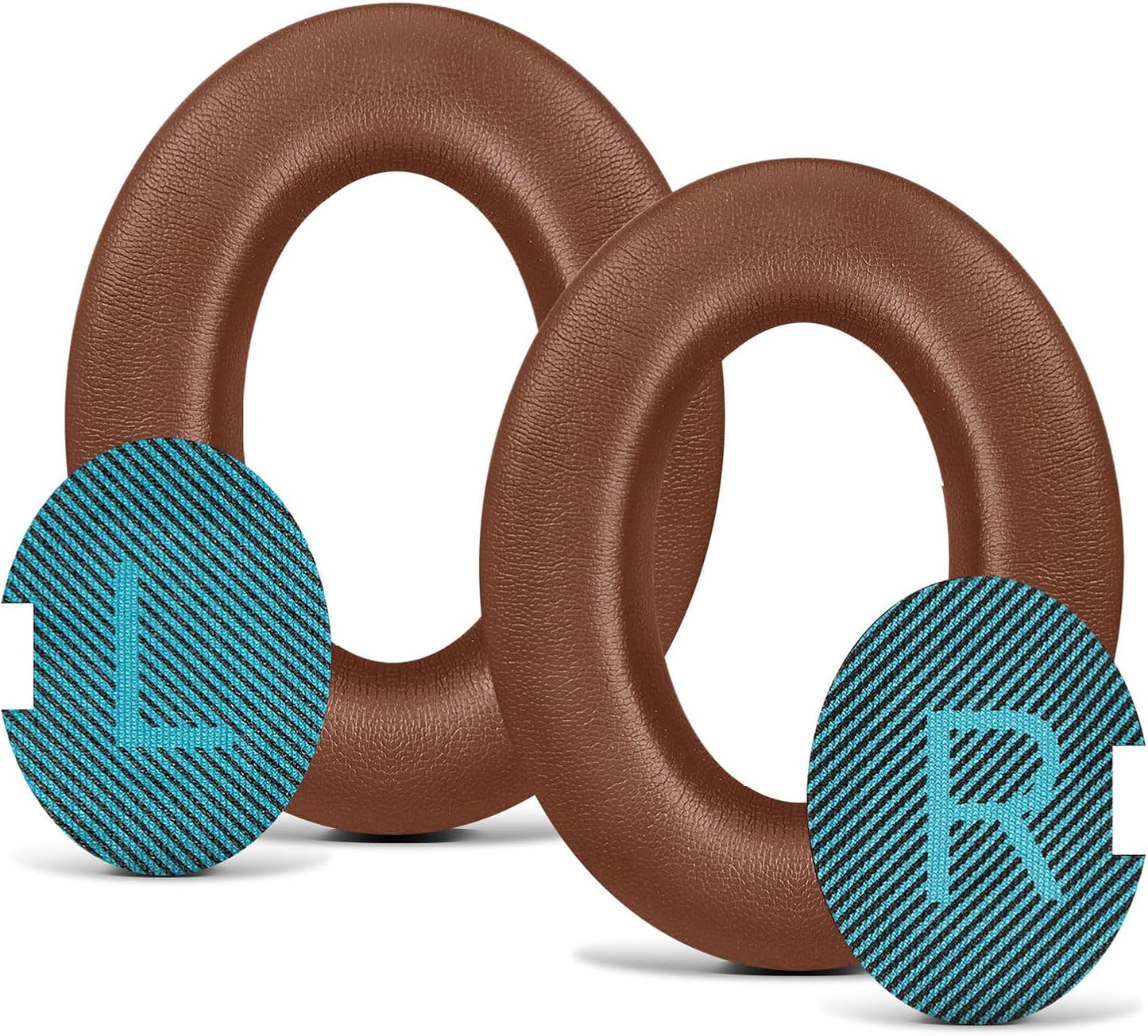 Headphones Replacement Ear Pads, Protein Leather earpad Cushions for Bose AE2/QC15/QC25 Headphones, Replacement Earpads, Softer Memory Foam - Brown