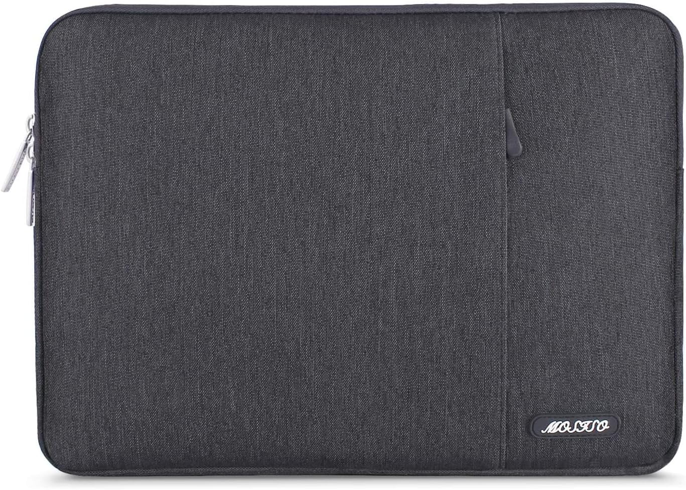 MOSISO Laptop Case 15 inch, 15 inch Laptop Sleeve Compatible with MacBook Air 15 M4 A3241 M3 A3114 M2 A2941 2025 2024 2023,Dell XPS 15,Polyester Vertical Computer Sleeve Bag with Pocket, Space Gray