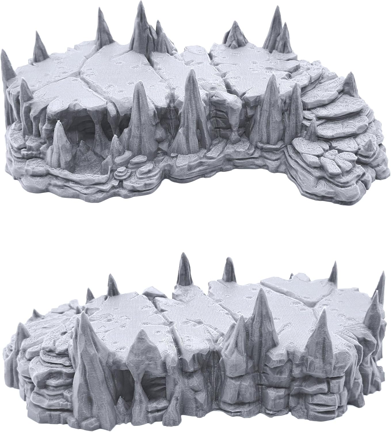 EnderToys Raised Caverns by Printable Scenery, 3D Printed Tabletop RPG Scenery and Wargame Terrain 28mm Miniatures