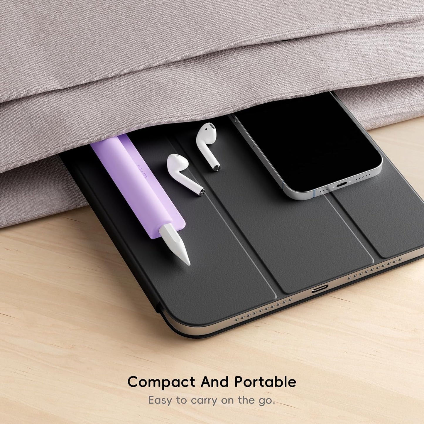 ELETIUO 3 Pack Silicone Pencil Holder Sleeve,Compatible with Apple Pencil (USB-C),Apple Pencil 1st/ 2nd Generation,Strong Adhesive Sticky Attached to iPad Case for Stylus Pens,White,Pink,Purple