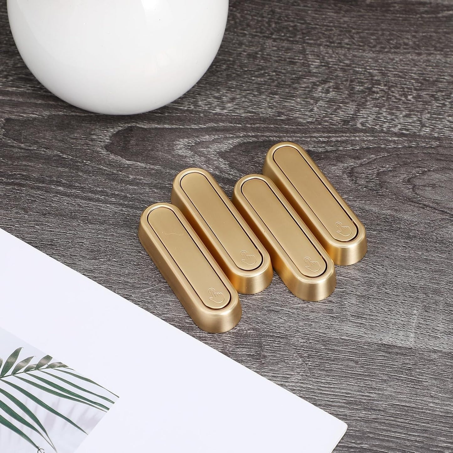 4PCS Gold Foldable Wall Hooks, Metal Folding Hooks Wall Mount, Easy Installation, Suitable for Bathroom Kitchen, Flip Down Hook for Wal l Hanging Coat, Bag, Towel, Key, Hat (Gold)