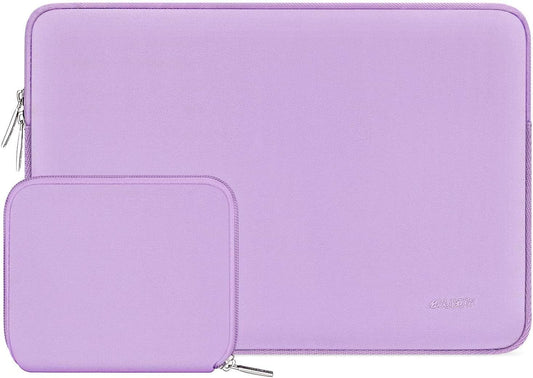 MOSISO Laptop Case 16 inch, 15-15.6 inch Laptop Sleeve Bag Compatible with MacBook Pro 16 inch, HP, Acer, Dell, Lenovo, ASUS Notebook, Neoprene Computer Sleeve Bag with Small Case, Purple