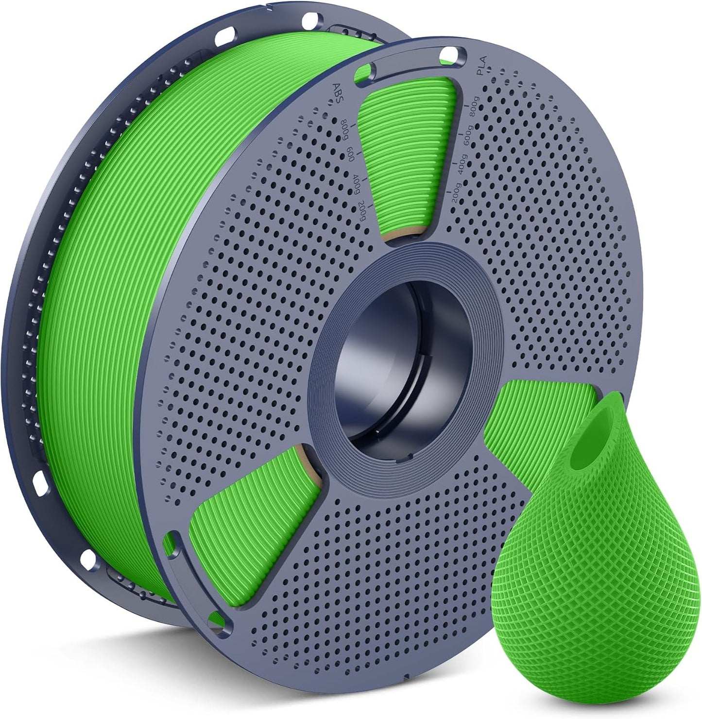 SUNLU 3D Printer Filament PETG Filament 1.75mm,Less Stringing Good Layer Adhesion High Toughness,PETG Filament 1.75 ±0.02mm,1kg Spool(2.2lbs),1kg,Green