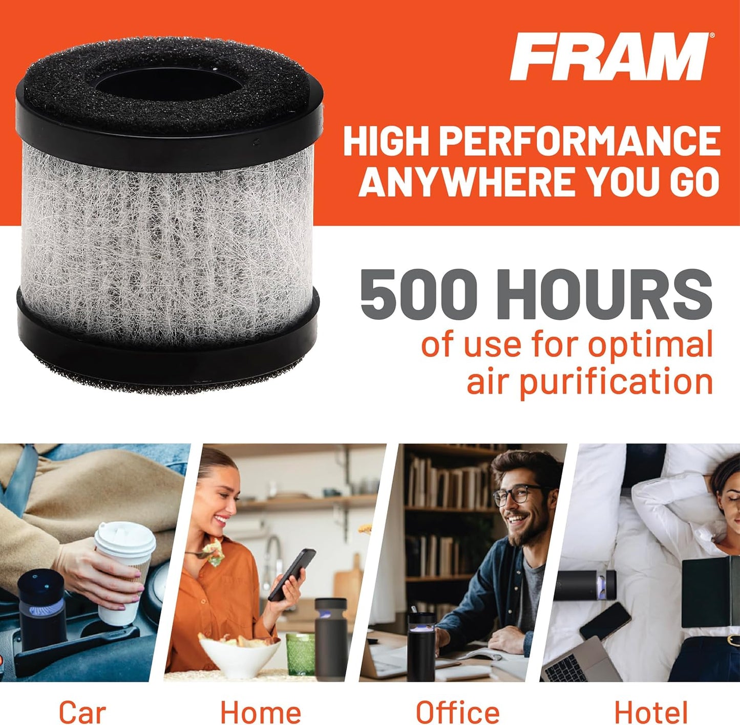 FRAM H13 HEPA Filtration Air Purifier Replacement Filter for Model CAP30100 & CAP30200 | Cleans Air of Smoke, Dust & Other Contaminants | Provides 500 Hours of Use | CAP30111
