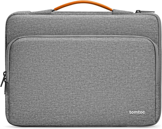 tomtoc 360 Protective Laptop Carrying Case compatible with 14-inch MacBook Pro M4/M3/M2/M1 Pro/Max 2024-2021, 12.9-13 Inch iPad Pro/Air, Water-Resistant MacBook Accessory Bag Sleeve