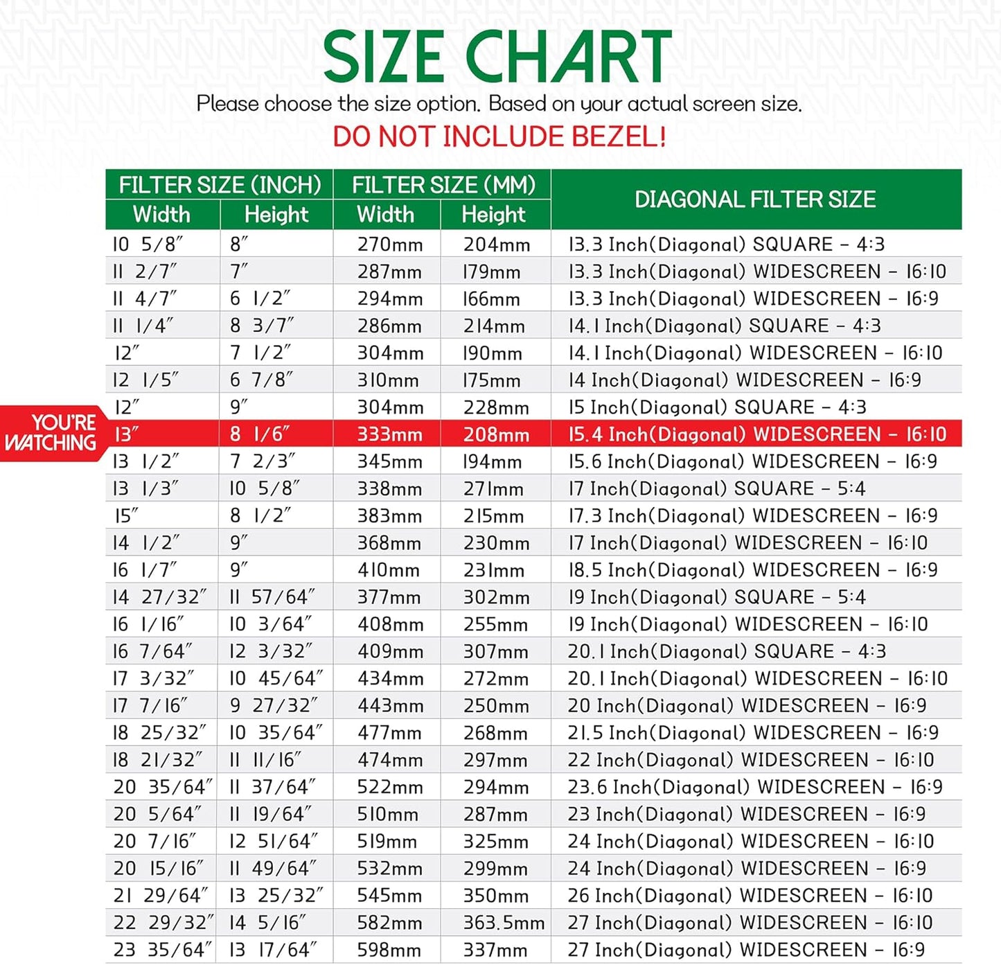 15.4 Inch Laptop Privacy Screen Shield for 16:10 Wide Display - Anti Glare Computer Privacy Screen Cover | Blue Light Blocking Screen Protector | Scratch Resistant UV Filter | Attachment Type