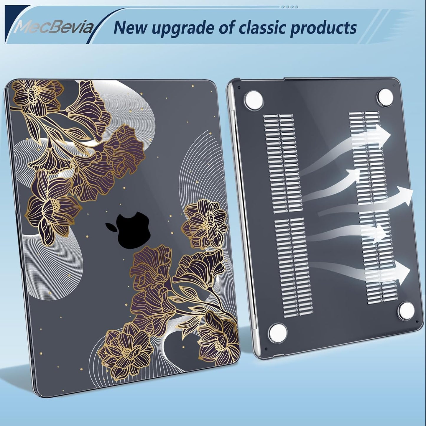 Compatible with MacBook Air 15 inch Case, M4 A3241/M3 A3114/M2 A2941 (Released 2025 to 2023), Hard Shell, Keyboard Cover, Screen Protector, Webcam Cover & Type-C Adapter, 017