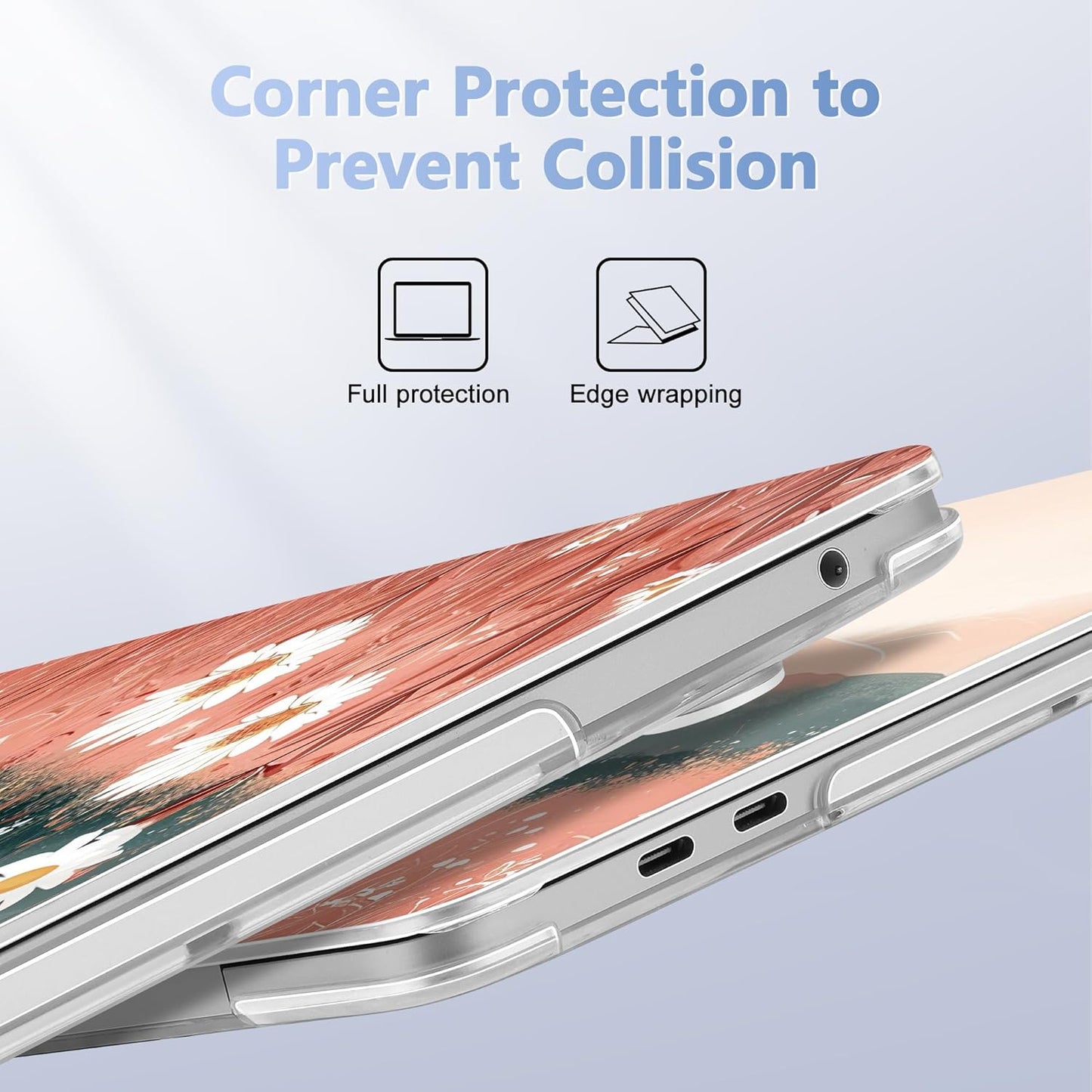 Case for MacBook Pro 13 inch with/Without Touch Bar (2016-2022, M2 A2338 M1 A2289 A2251 A2159 A1989 A1706 A1708), Hard Shell + Keyboard Cover + Dust Plug, Mountains