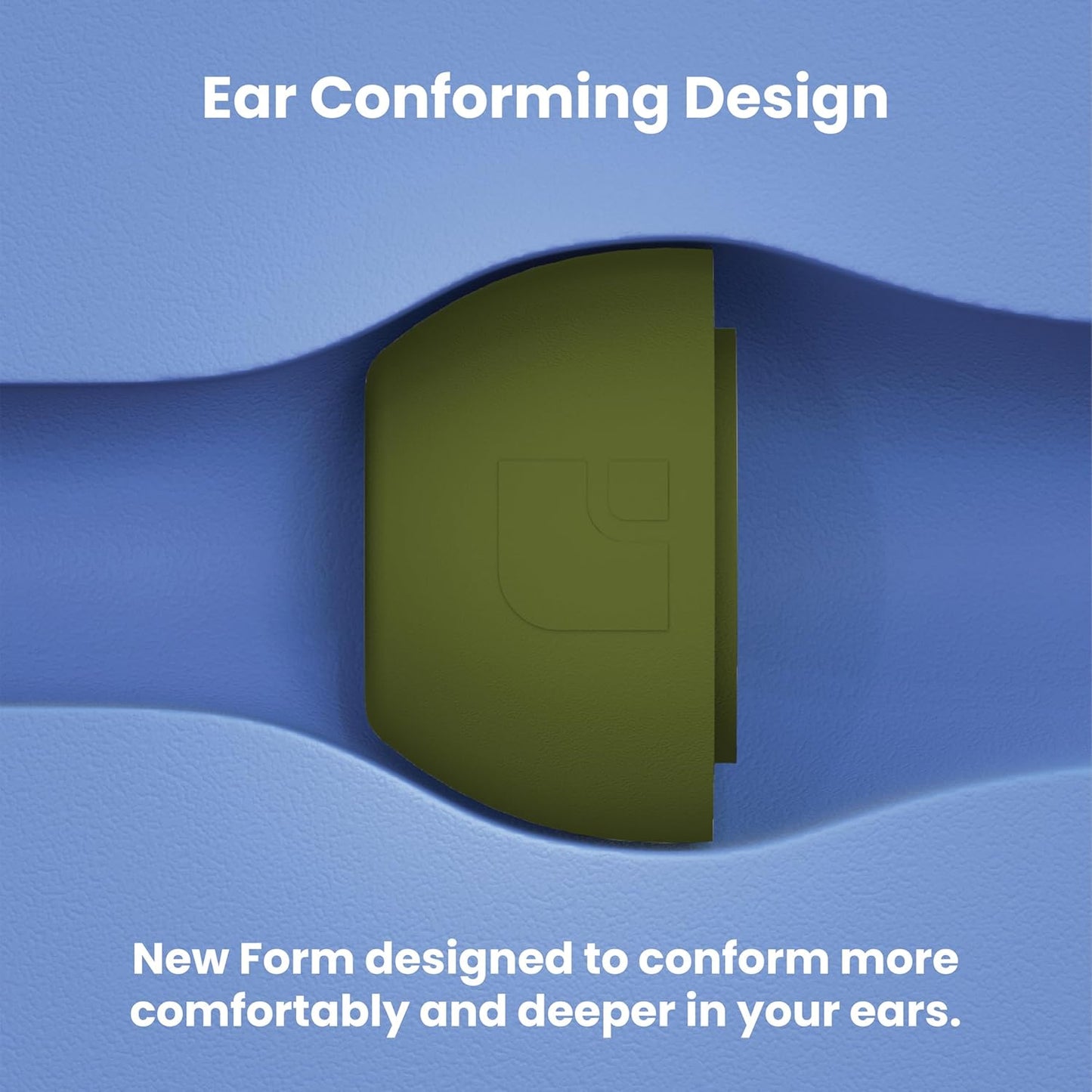Foam Masters Ultra-Premium Memory Foam Ear Tips for AirPods Pro 1st & 2nd Gen | 3 Pairs | Black Magic Ver 6.0 | Secure | Comfort | Better Noise Cancel | Replacement Buds – OD Green, Medium