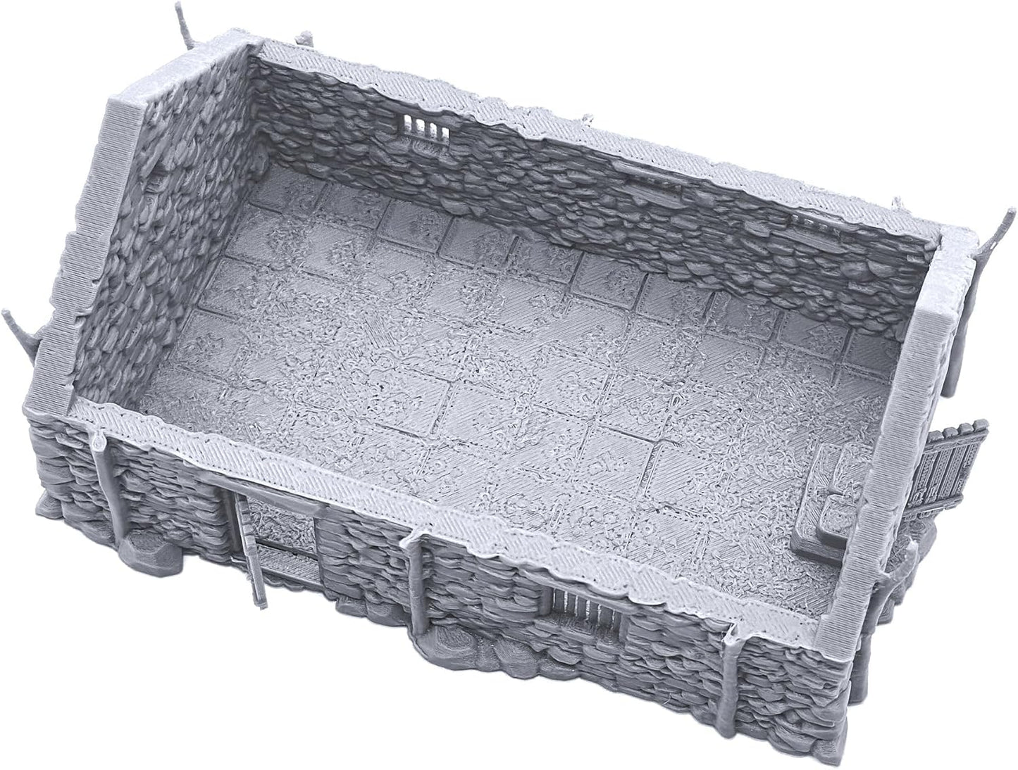 EnderToys The Stone Barn by Printable Scenery, 3D Printed Tabletop RPG Scenery and Wargame Terrain 28mm Miniatures