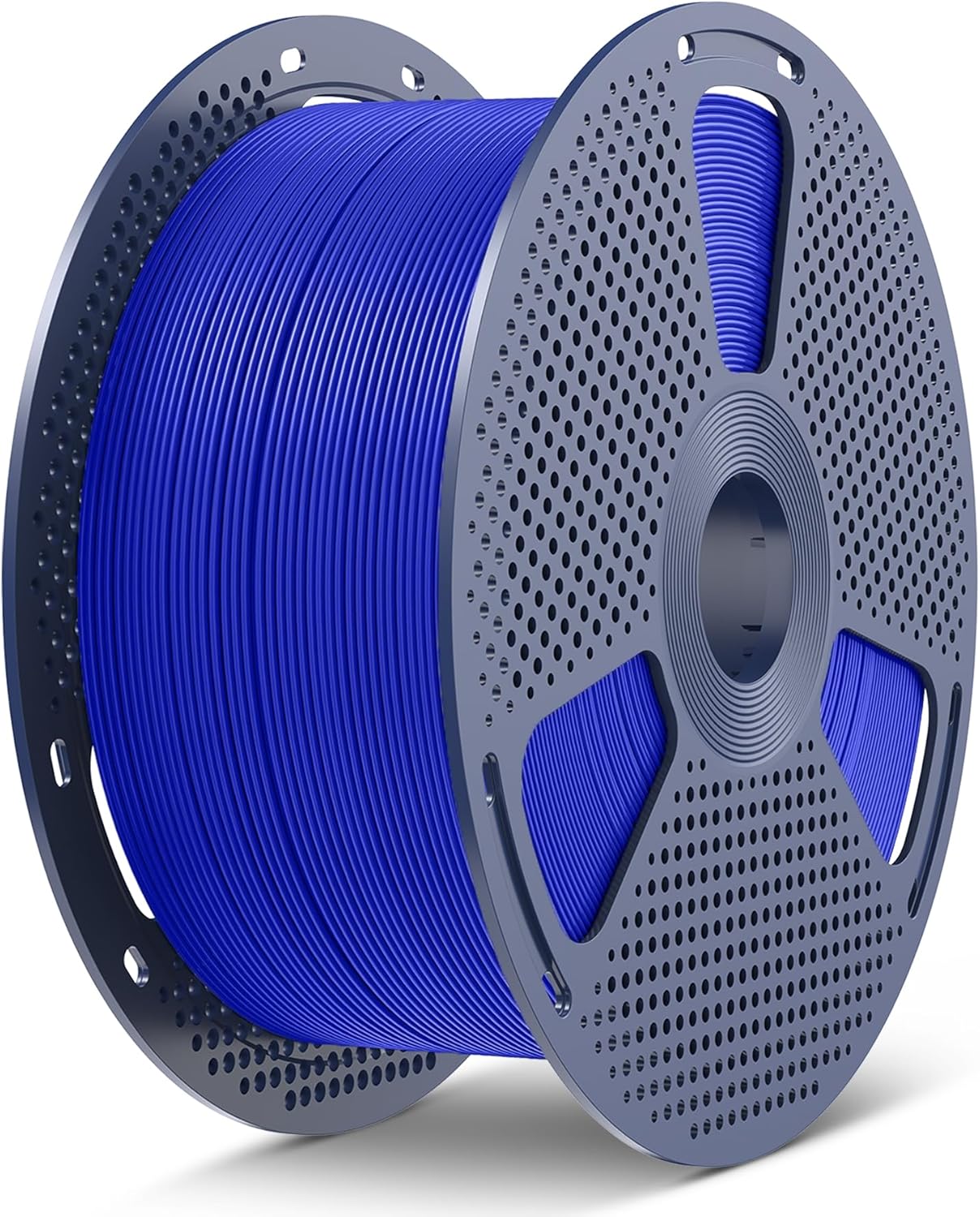 SUNLU Large Spool 5KG PETG Filament, 3D Printer Filament PETG 1.75mm, Less Stringing Good Layer Adhesion High Toughness, Big Roll Filament, 5kg Spool(11 lbs), Klein Blue
